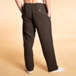 Vendor-unknown 100% Organic Hemp Drawstring Casual Beach Lounge Pants (Unisex) Trousers & Jeans