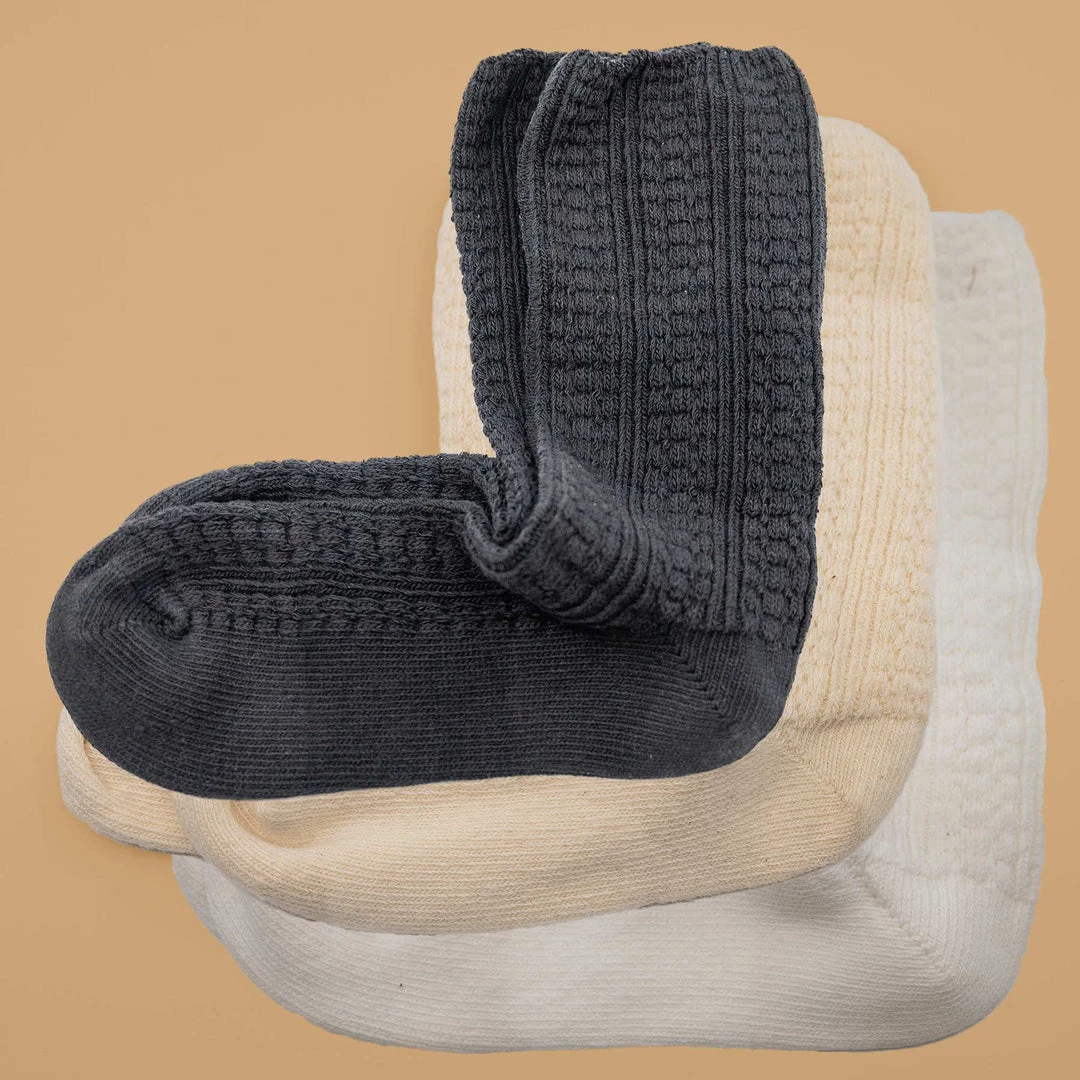 CATSKILL 3-Pack Organic Cotton Jacquard Socks (Made In USA) 2 CATSKILL 3-Pack Organic Cotton Jacquard Socks (Made In USA)