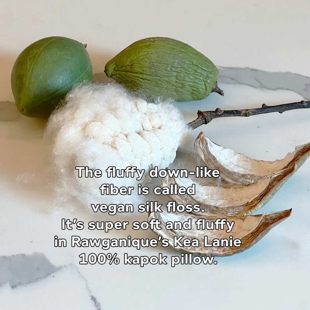 Rawganique Organic 100% Kapok Fiber For Pillows, Toys, Cushion Stuffing (1-lb.) Bed 4 Rawganique Organic 100% Kapok Fiber For Pillows, Toys, Cushion Stuffing (1-lb.) Bed