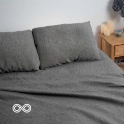 Vendor-unknown ELMSBURY Organic Hemp Bed Sheets Pillowcases Duvet Covers & Sheet Sets BedBath