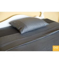 Vendor-unknown Platinum Zen Organic Cotton Jacquard Striped Sheets (EU)