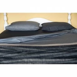 Vendor-unknown Platinum Zen Organic Cotton Jacquard Striped Sheets (EU)