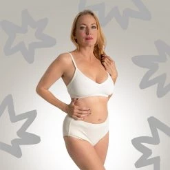 Vendor-unknown Organic Cotton Cami Bra Top (Made In USA)