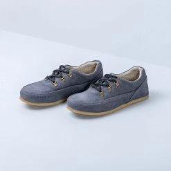 CASTLEROCK Zero-Drop Men's Hemp Shoes With Natural Rubber Sole