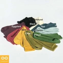 GETTYSBURG 3-Pack 92-98% Organic Cotton Crew Socks (Made In USA)