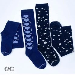 NEW HAVEN Organic Cotton Knee-High Socks (Mantra) (One Pair) 7 NEW HAVEN Organic Cotton Knee-High Socks (Mantra) (One Pair)
