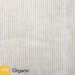 Vendor-unknown Blue Pinstripes 5.75oz 100% Hemp Fabric By The Yard DIY