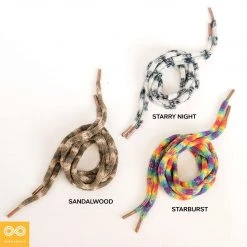 Vendor-unknown MIDDLEBURY Hemp Shoelaces (Rainbow Color) Footwear