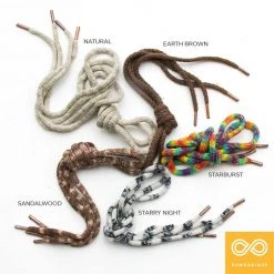 Vendor-unknown MIDDLEBURY Hemp Shoelaces (Rainbow Color) Footwear