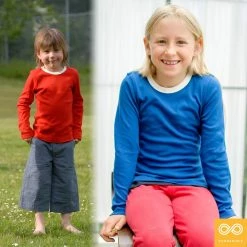 Vendor-unknown Kidswear Kids' Children's Organic Cotton Long-sleeve T-shirt