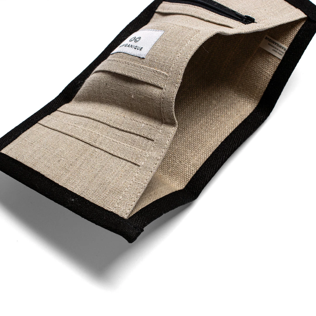 Vendor-unknown MINNEAPOLIS 100% Organic Hemp Heavy Canvas Trifold Wallet (Plastic-free, Leather-free, Vegan) (3.5x5) ShoesBags&More 2 Vendor-unknown MINNEAPOLIS 100% Organic Hemp Heavy Canvas Trifold Wallet (Plastic-free, Leather-free, Vegan) (3.5x5) ShoesBags&More