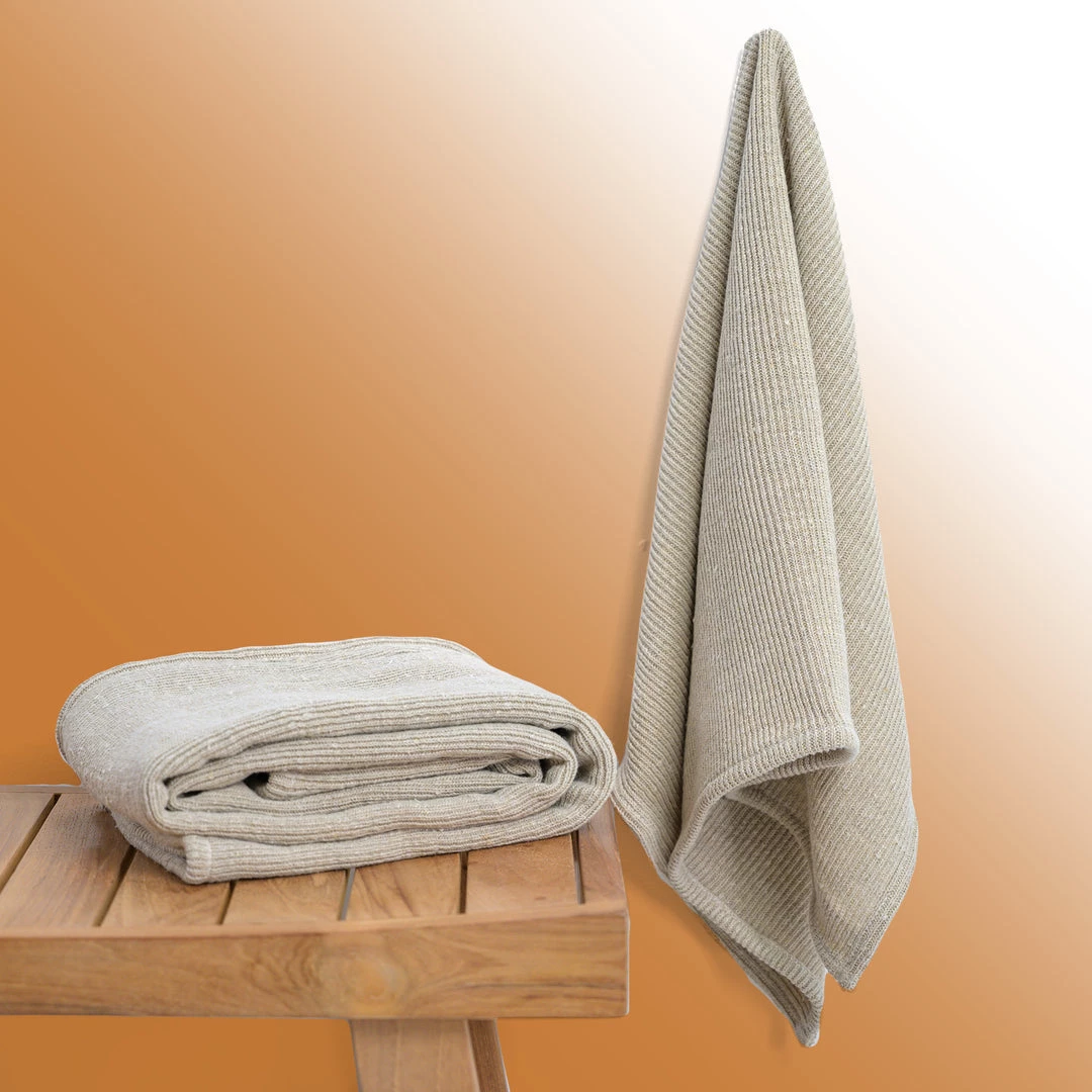 Towels CARDING MILL 100% Hemp Knit Bath Towel (30" X 50") BedBath 1 Towels CARDING MILL 100% Hemp Knit Bath Towel (30" X 50") BedBath