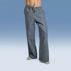 Vendor-unknown YOGI Elastic-free 100% Hemp Yoga Pants (Unisex) Trousers & Jeans
