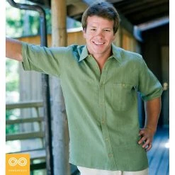 Vendor-unknown Eric Short-Sleeve Hemp Shirt (With Pocket) (RG577) (Discontinued) Offers