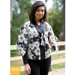 Vendor-unknown MIKADO Organic Linen Kimono Top Women