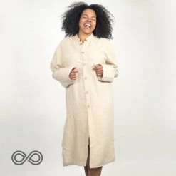 Vendor-unknown TUSCANY Hemp Meditation Tunic (Long-sleeved) (Unisex) Tops