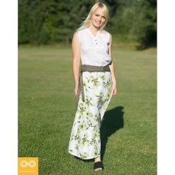 Vendor-unknown Koh Samui Organic Linen Wrap Skirt Closeout