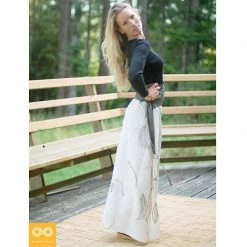 Vendor-unknown Koh Samui Organic Linen Wrap Skirt Closeout
