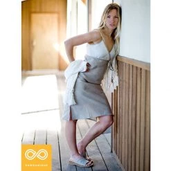 Vendor-unknown Dresses Angeline Hemp Dress Gown (Lined)