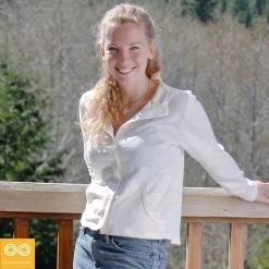 Vendor-unknown NOB HILL Women's 100% Hemp Knit Cardigan Hoodie