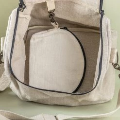 Vendor-unknown GYM SPA 100% Organic Hemp Stiff Canvas Bag (Plastic-free)