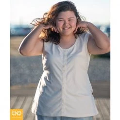 Vendor-unknown ALICE SPRINGS Organic Cotton Tank Blouse