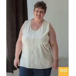 Vendor-unknown ALICE SPRINGS Organic Cotton Tank Blouse