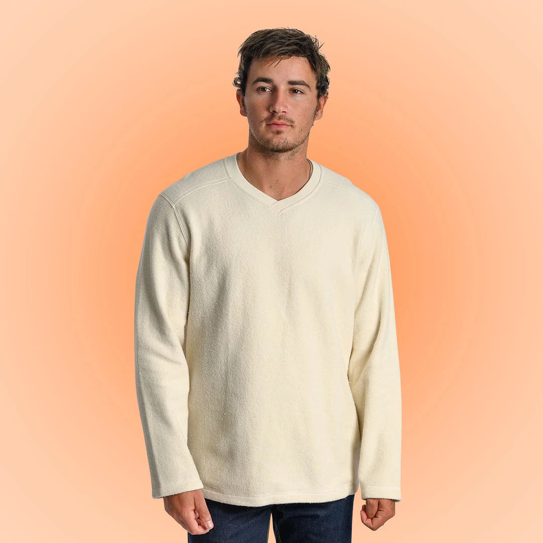 Vendor-unknown SEBASTOPOL 100% Organic Cotton V-Neck Fleece Sweatshirt (Unisex) 1 Vendor-unknown SEBASTOPOL 100% Organic Cotton V-Neck Fleece Sweatshirt (Unisex)