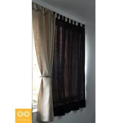 Vendor-unknown 48"x72" BERKELEY Tabbed 100% Organic Hemp Curtain Panel BedBath 17 Vendor-unknown 48