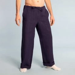 Vendor-unknown YOGI Elastic-free 100% Hemp Yoga Pants (Unisex) Trousers & Jeans