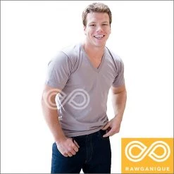 Vendor-unknown MENDOCINO Organic Cotton V-Neck T-Shirt (Made In USA) (Unisex) Tops