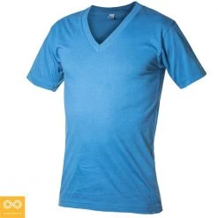 Vendor-unknown MENDOCINO Organic Cotton V-Neck T-Shirt (Made In USA) (Unisex) Tops