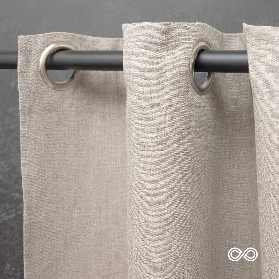 Vendor-unknown Adagio 100% Organic French Linen Curtain Panels Curtains 2 Vendor-unknown Adagio 100% Organic French Linen Curtain Panels Curtains