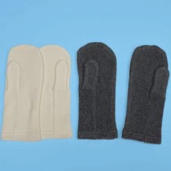 Vendor-unknown ALASKA 100% Organic Cotton Fleece Mittens (Unisex)