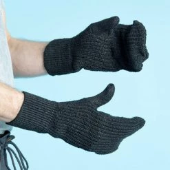 Vendor-unknown Warmwear & Outerwear SWISS ALPINE 100% Organic Hemp Knit Mittens (Unisex)