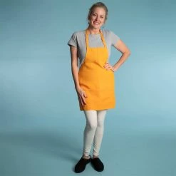 Vendor-unknown Printed Tees & More Maestro 100% Organic Hemp Apron (Plain Or Printed)