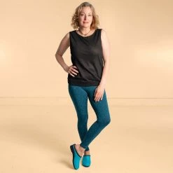 Vendor-unknown Bottoms MINDY Organic Cotton Patterned Ankle Leggings
