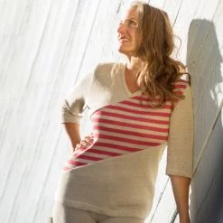 Vendor-unknown Women KEW GARDENS V-Neck 100% Hemp Blouse (3/4 Sleeves) 10 Vendor-unknown Women KEW GARDENS V-Neck 100% Hemp Blouse (3/4 Sleeves)