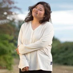 Vendor-unknown AVIGNON 100% Organic Prima Cotton Jersey Shirt / Lounge Top Women