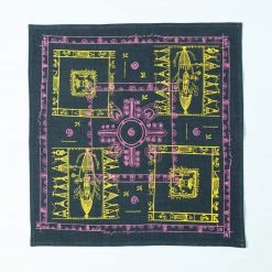 Vendor-unknown MARLEY Organic Hemp Bandana - Tribal Design (22