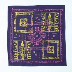 Vendor-unknown MARLEY Organic Hemp Bandana - Tribal Design (22