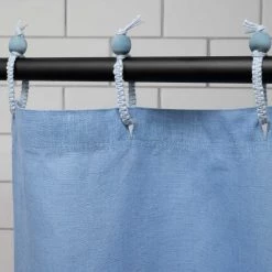 Vendor-unknown 48x72 Hemp Shower Curtain 100% Organic PVC-free (Stall Size) (MONTEBELLO) BedBath