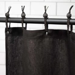 Vendor-unknown 48x72 Hemp Shower Curtain 100% Organic PVC-free (Stall Size) (MONTEBELLO) BedBath