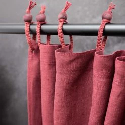 Vendor-unknown 48x72 Hemp Shower Curtain 100% Organic PVC-free (Stall Size) (MONTEBELLO) BedBath