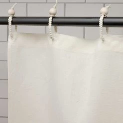 Vendor-unknown 48x72 Hemp Shower Curtain 100% Organic PVC-free (Stall Size) (MONTEBELLO) BedBath