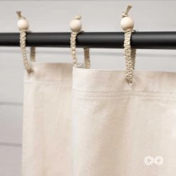 Vendor-unknown Organic Cotton Draperies | Shower Curtain (CARMEL) (PVC-free) BedBath