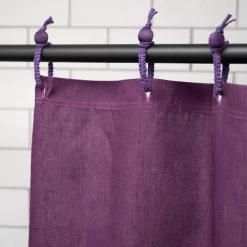 Vendor-unknown 48x72 Hemp Shower Curtain 100% Organic PVC-free (Stall Size) (MONTEBELLO) BedBath