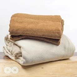Vendor-unknown Comforters & Blankets 100% Organic Cotton Chenille Herringbone Blanket (Natural) (Made In USA) 7 Vendor-unknown Comforters & Blankets 100% Organic Cotton Chenille Herringbone Blanket (Natural) (Made In USA)