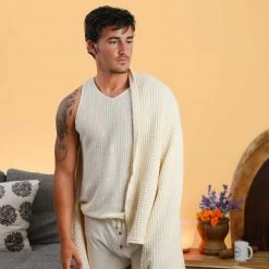 Vendor-unknown PHILADEPHIA 100% Organic Cotton Blanket Made In USA