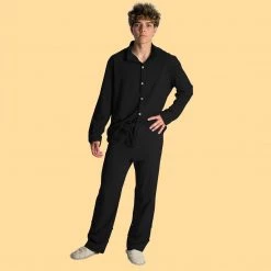 Vendor-unknown INTERLAKEN Elastic-free 100% Organic Prima Cotton Jammy Lounge Pants (Unisex)